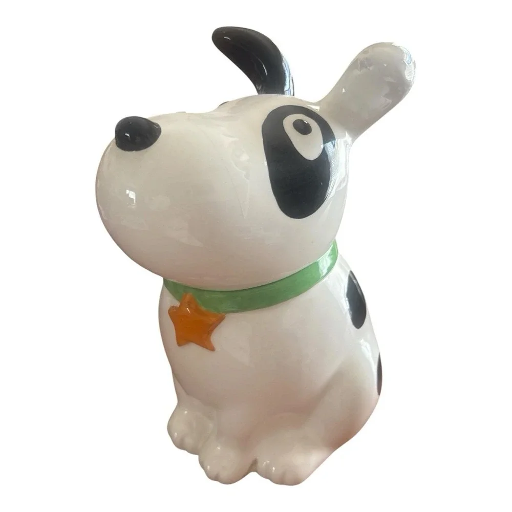 Target Home Bullseye Dog Ceramic Cookie Jar 2006 HTF Dog Treats Rare